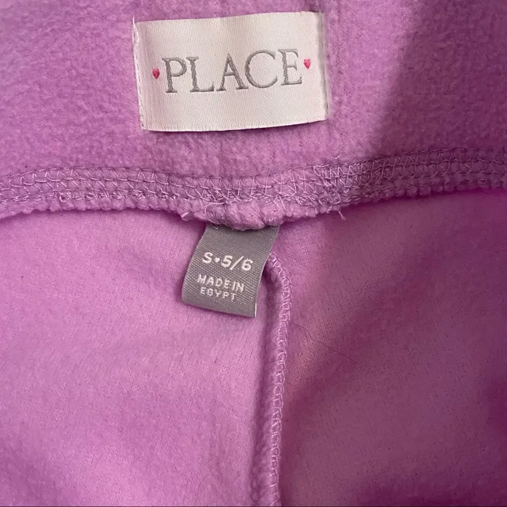 Children’s place girls lavender fleece pants S 5/6